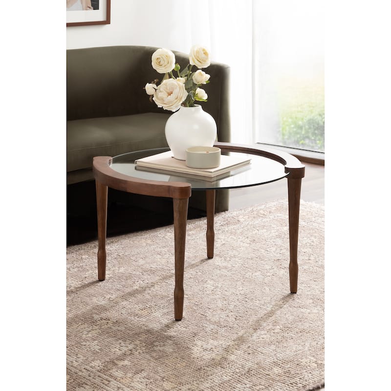Kate and Laurel Santoro Round Coffee Table