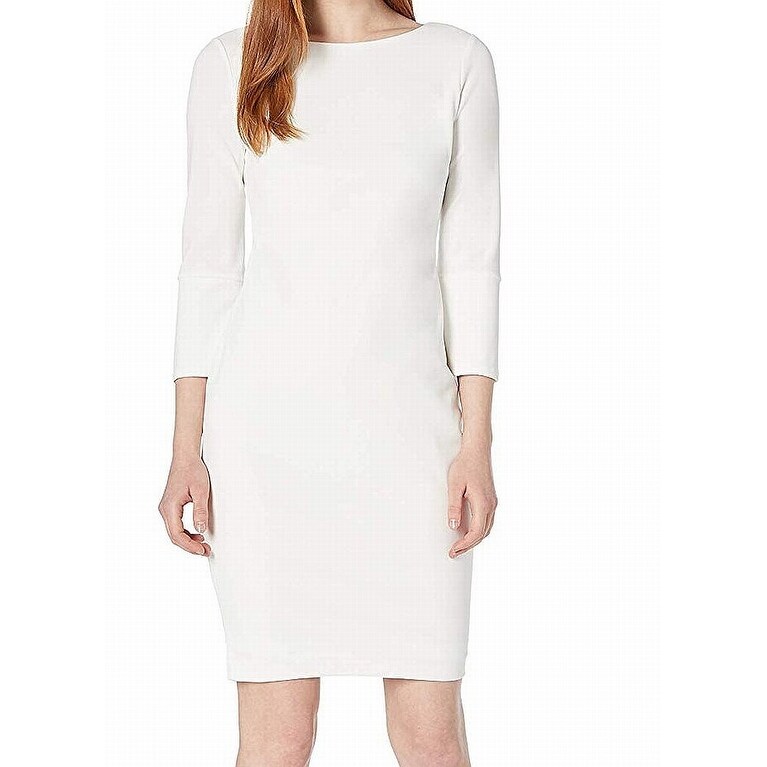 calvin klein white dress