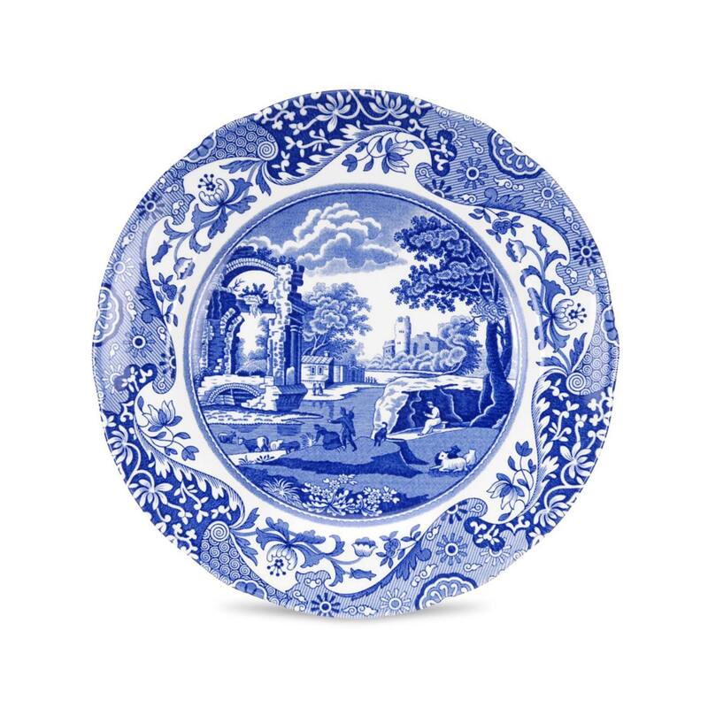 Spode Blue Italian Collection Round Plate - 8 inches