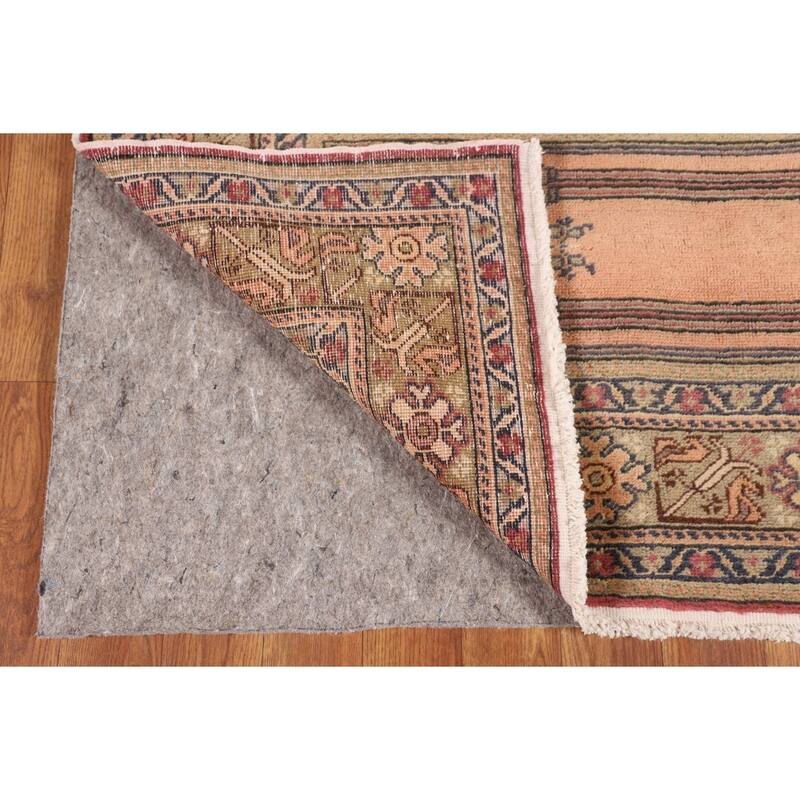 Anatolian Turkish Vintage Runner Rug Handmade Wool Carpet - 3'2" X 8'10"