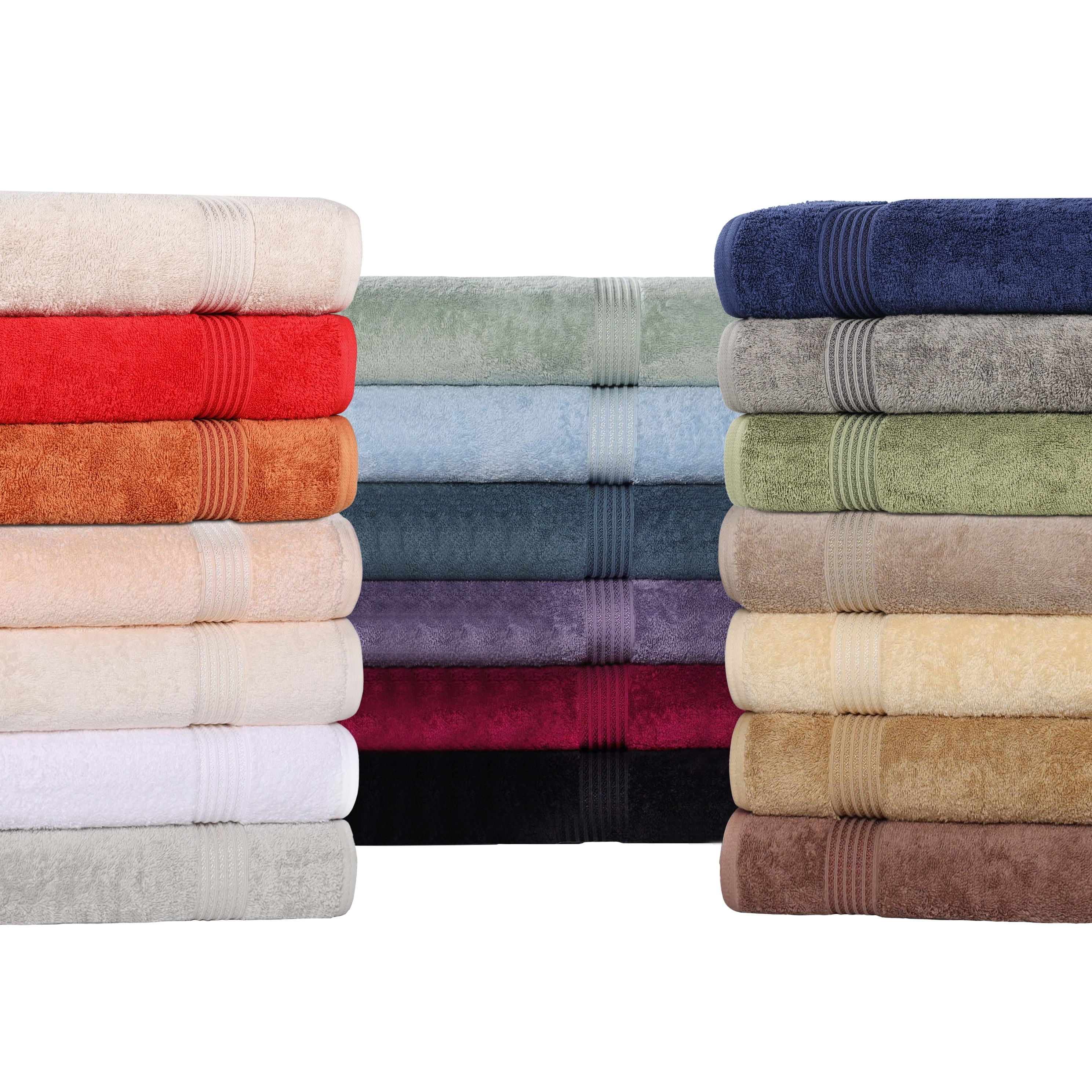 Superior Heritage Egyptian Cotton Absorbent 6-Piece Towel - Picture 6 of 70