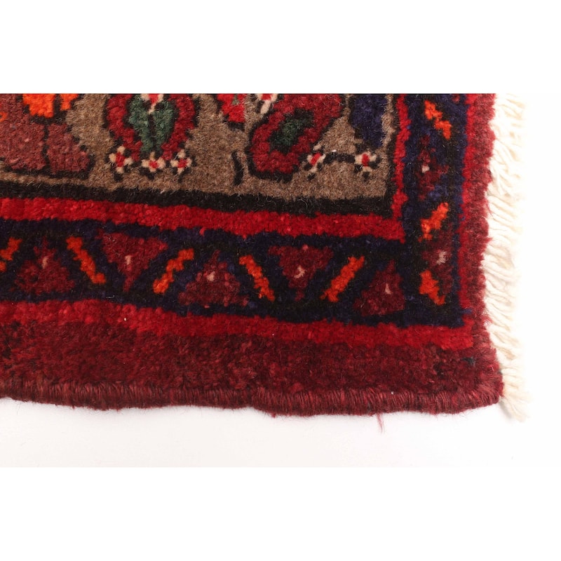 ECARPETGALLERY Hand-knotted Anadol Burgundy Wool Rug - 4'10 x 7'1