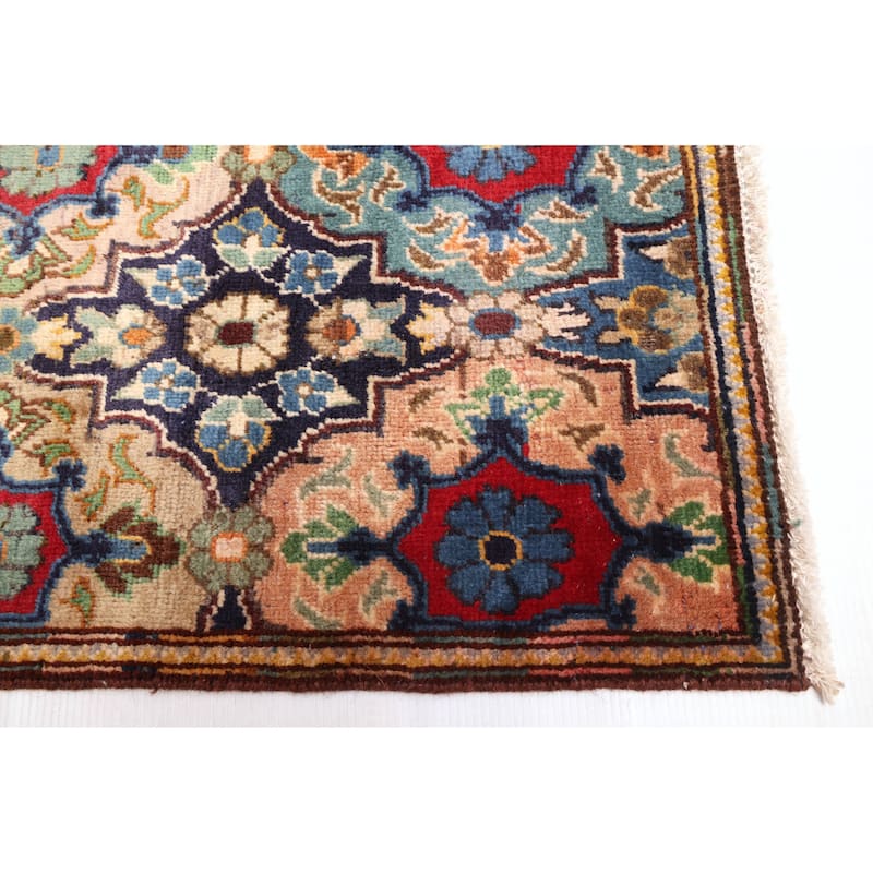 ECARPETGALLERY Hand-knotted Andelz Multi Color Wool Rug - 4'4 x 6'8