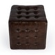 preview thumbnail 19 of 19, Leon Leather Ottoman