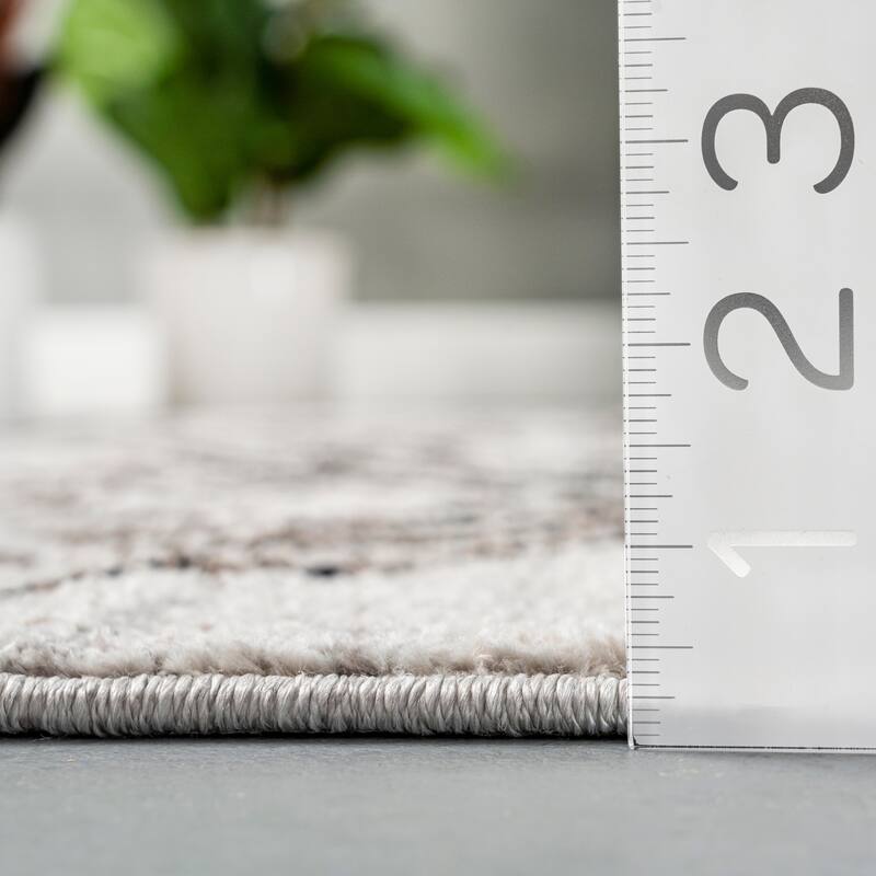 Nuloom Merri Distressed Geometric Cotton Blend Area Rug