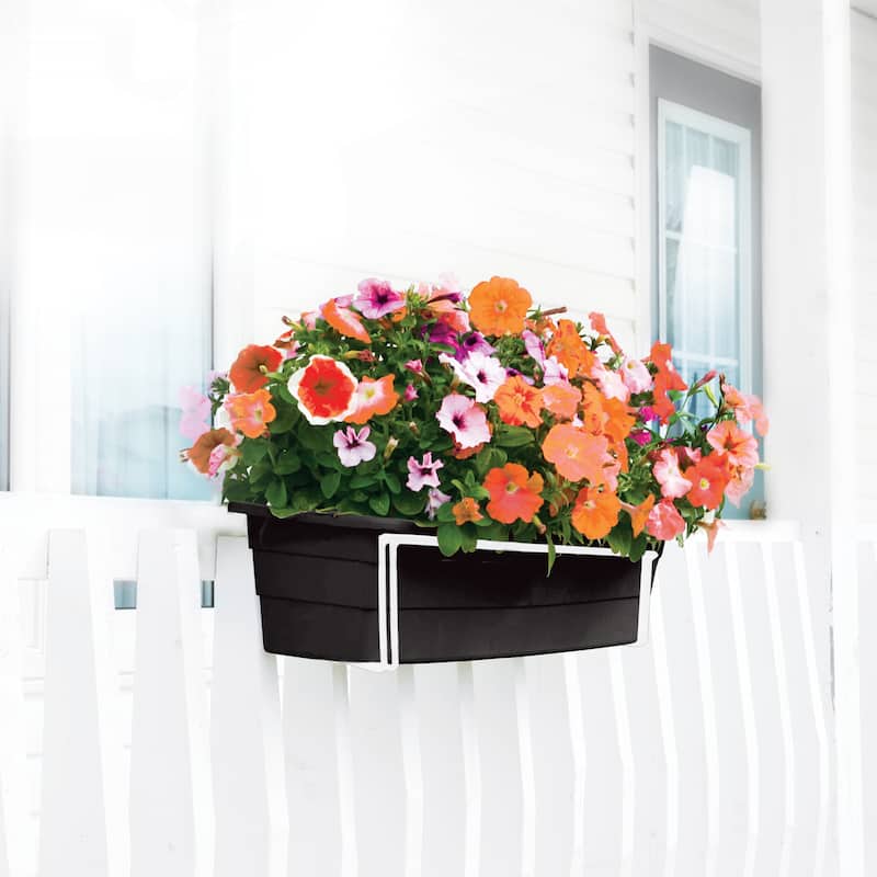 Sun Joe Deco Joe Adjustable Flower Box Holder - 18" to 36"
