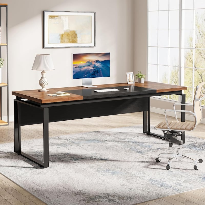 63" Modern Executive Desk/Table Home Office Computer/Writing Table with Sturdy Legs Workstation
