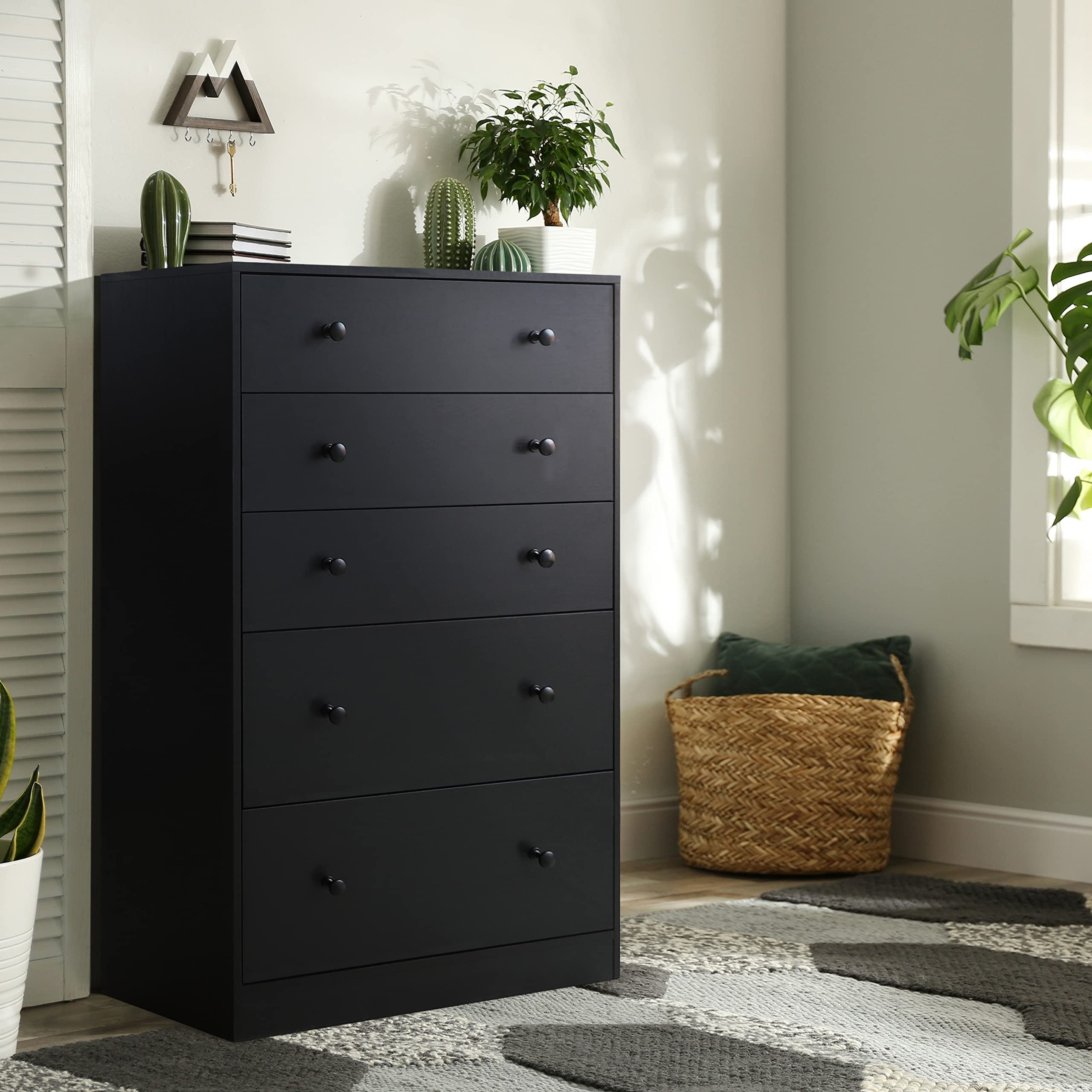 black tall dresser with deep drawers Belmont 8 Drawer Tall Dresser