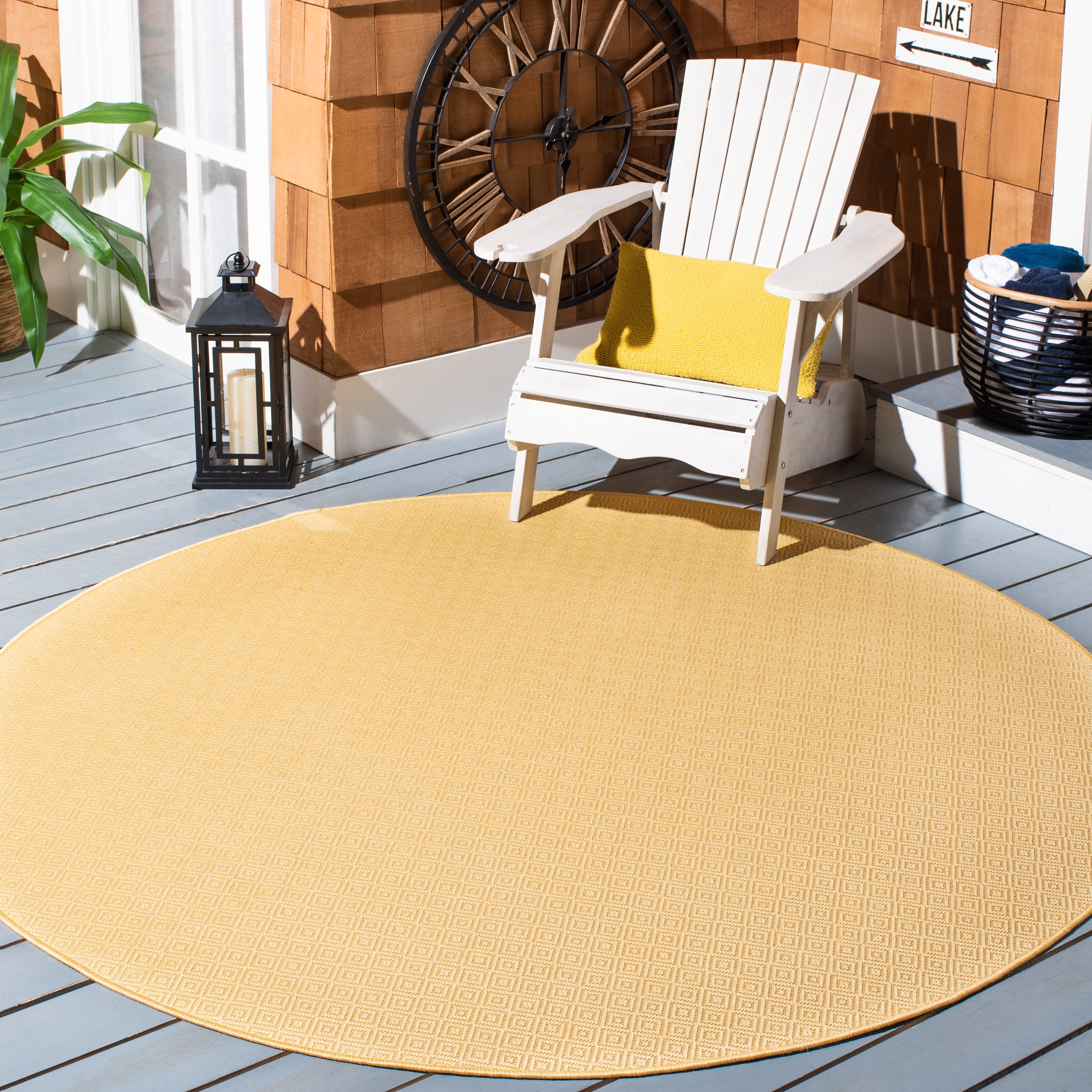 SAFAVIEH Courtyard Oivor Indoor/Outdoor Patio Rug