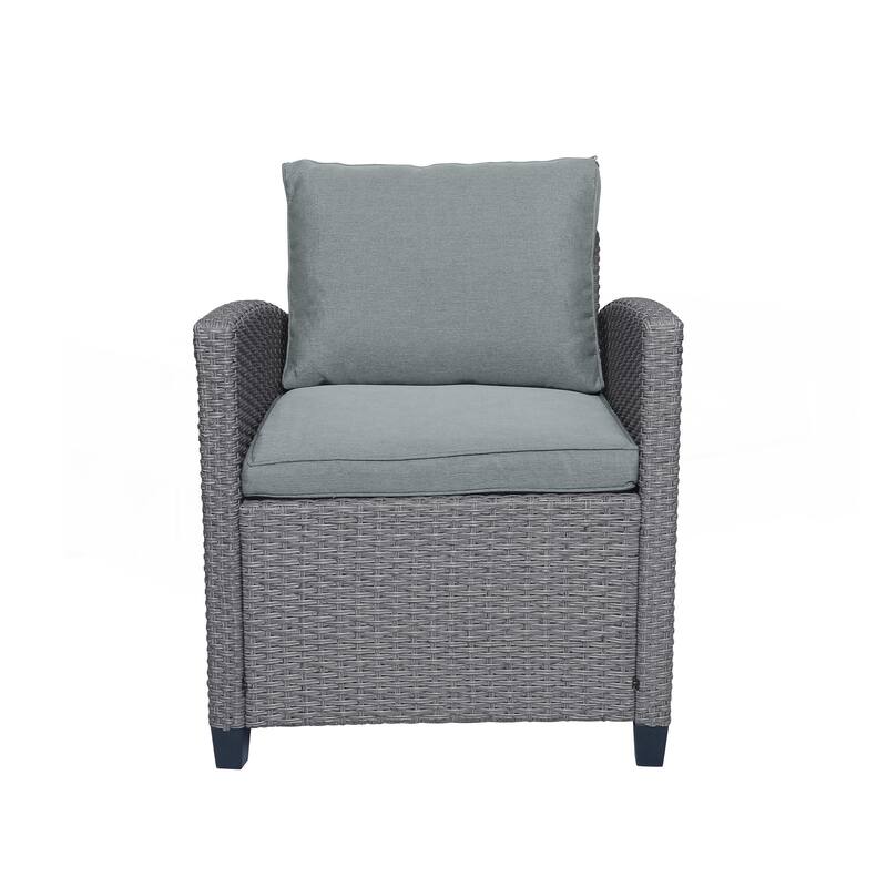6-Piece Outdoor Rattan Wicker Set