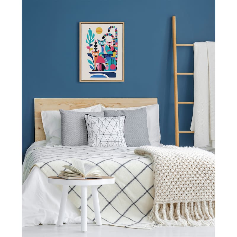 Kate and Laurel Sylvie Lemur Canvas by Rachel Lee of My Dream Wall