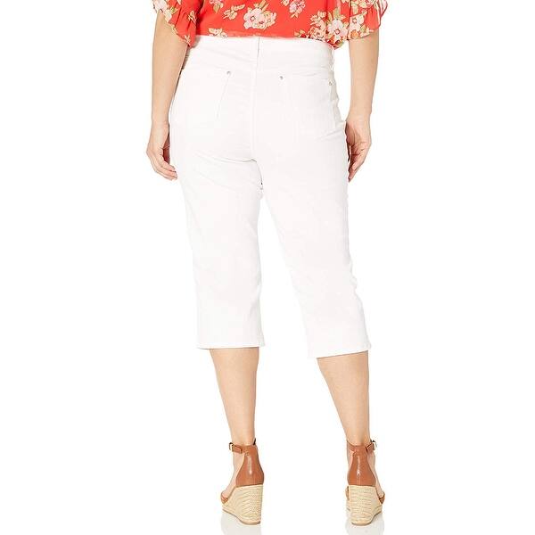 Gloria Vanderbilt Womens Rail Straight Capri