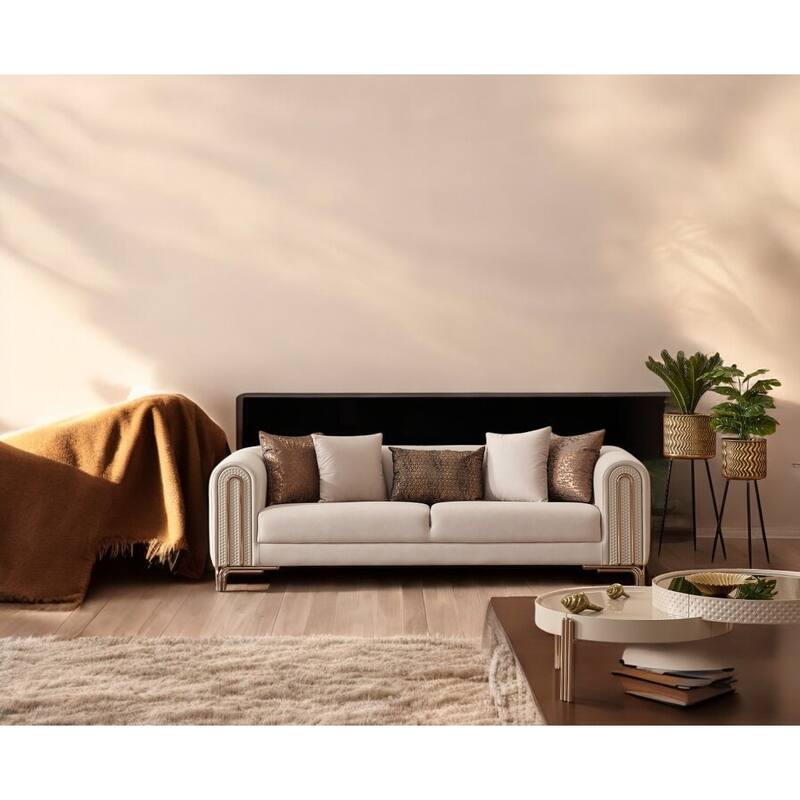 ClearAura 3 Pieces Living Room Sets 2 Sofa 1 Chair