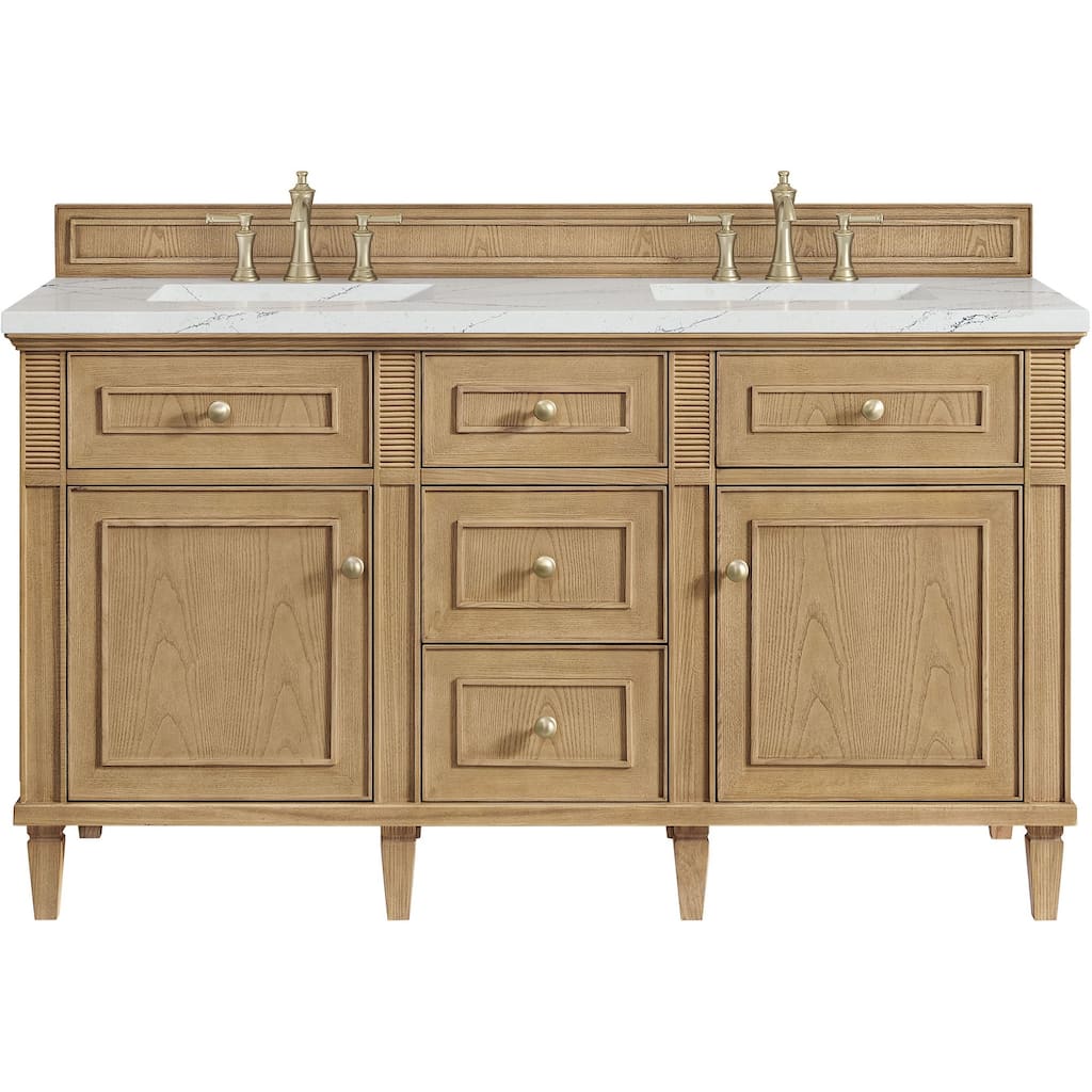 James Martin Vanities 424-V60D-FENC Lorelai 60" Free Standing Double