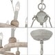 preview thumbnail 18 of 16, Modern Farmhouse Candle Chandelier 6-light Round Wagon Wheel Wood Dining Room Ceiling Light