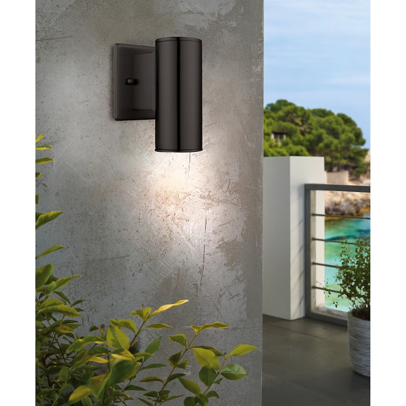 Eglo Riga 1-light Matte Black Wall Sconce - Matte Black