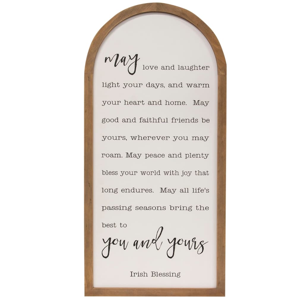Irish Blessing Arch Sign