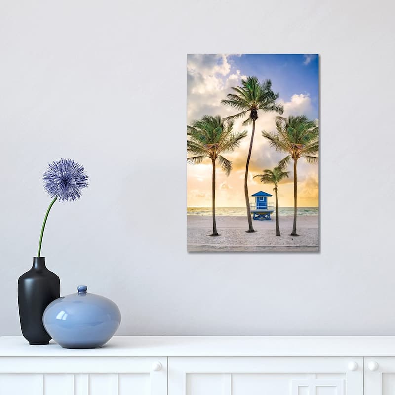 iCanvas "Florida Beach Sunrise" by Susanne Kremer Canvas Print - 18x12x1.5