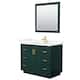 Option Green, Gold Trim, Giotto Quartz Top
