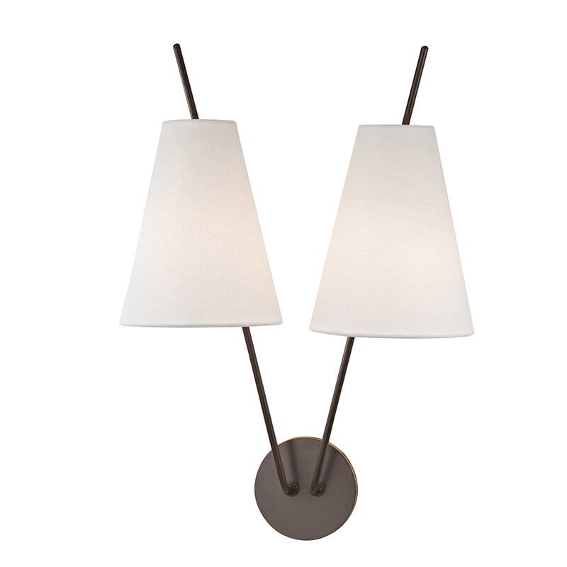 Hudson Valley Lighting Milan 2 Light 21" Tall Wall Sconce - Old Bronze