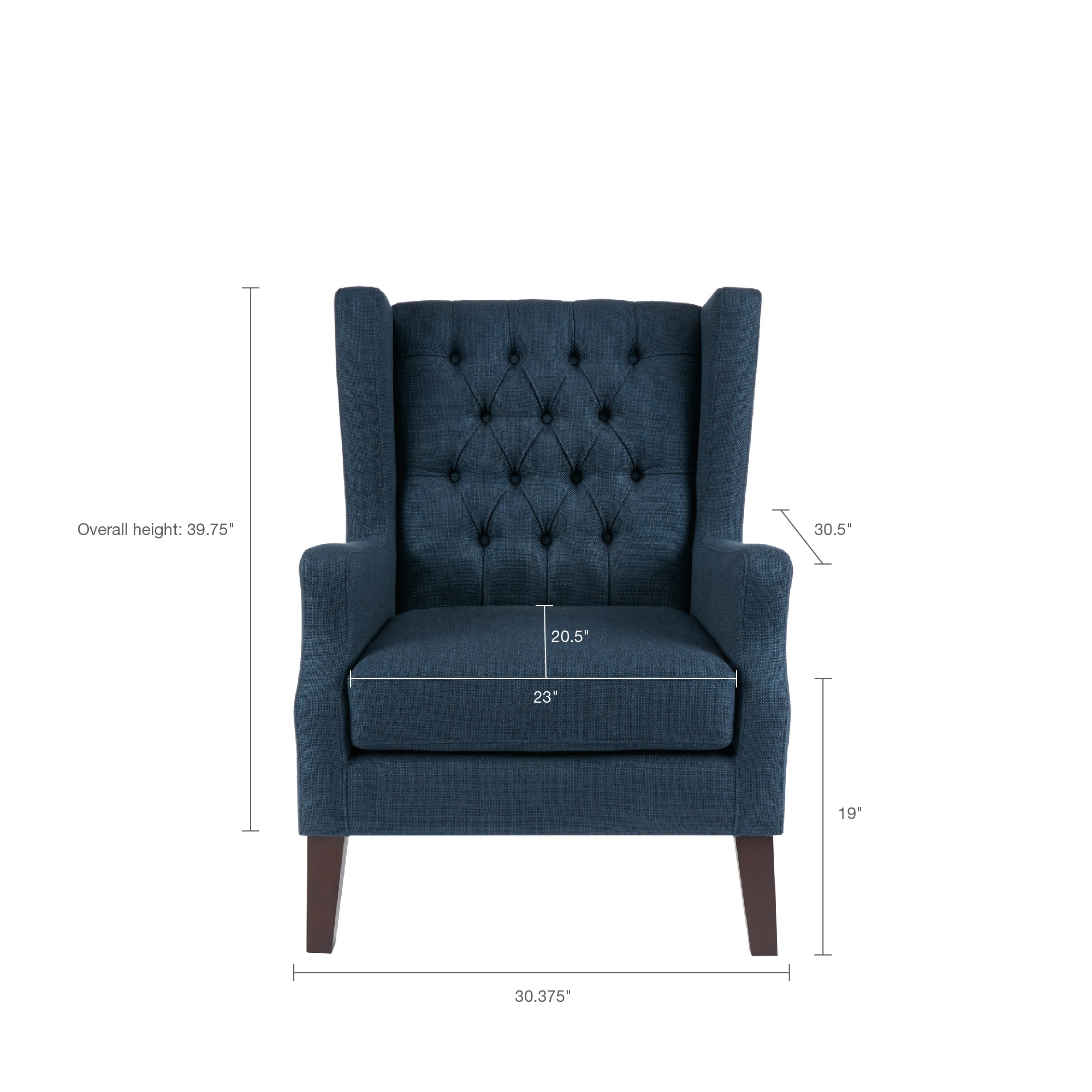 Madison park elle button tufted sales armchair