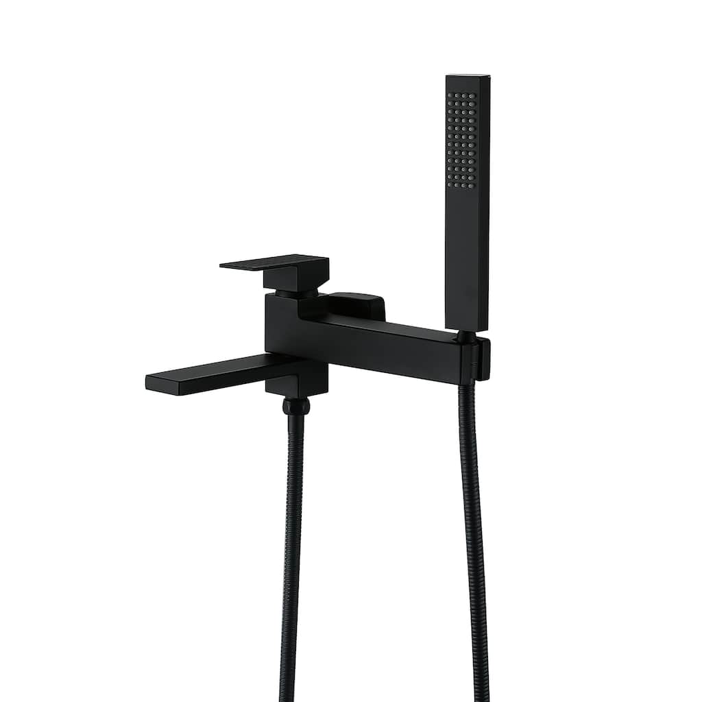 180° rotation Solid Brass Tub Faucets With Handle Shower