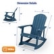 preview thumbnail 11 of 134, WINSOON All Weather HIPS Outdoor Rocking Chair, Set of 2