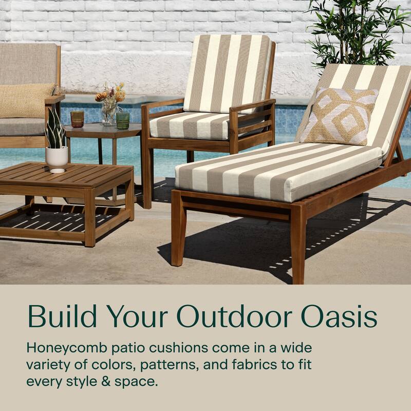 Outdoor Highback Dining Chair Cushion