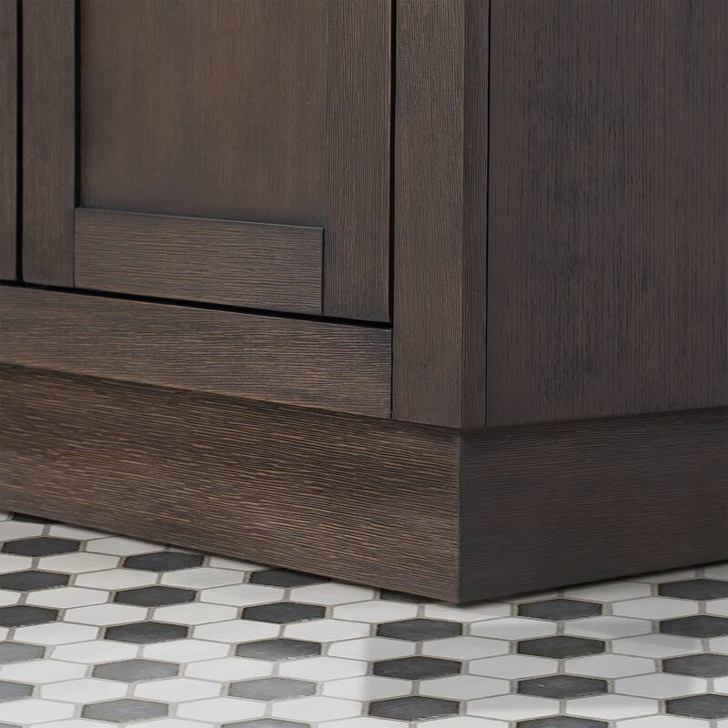 Chestnut 30" Single Bathroom Vanity Vanity with Mirror(s) and Faucet(s)