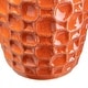 preview thumbnail 4 of 8, Sienna 12 Inch Tall Ceramic Vase with Handcrafted Cubic Design