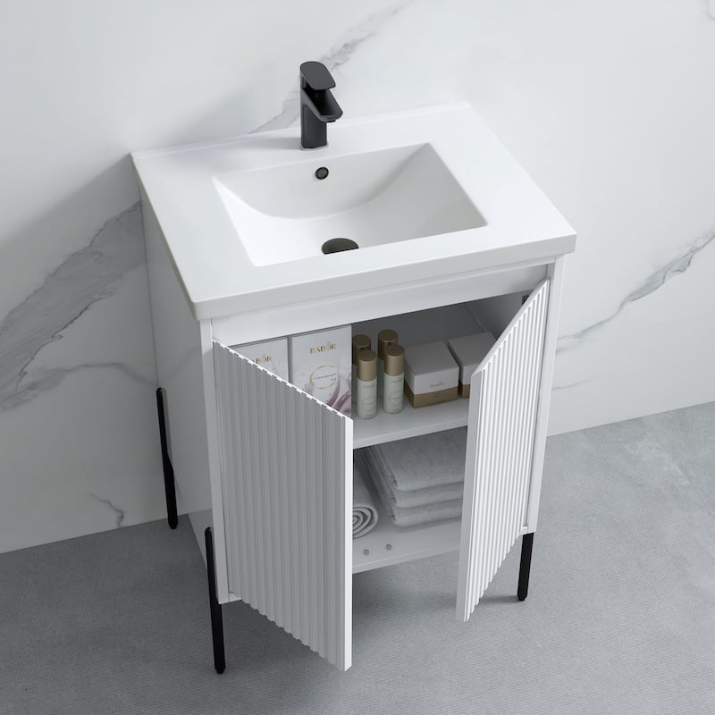 Ripple 24" Bathroom Vanity Kit (Assembly Required)