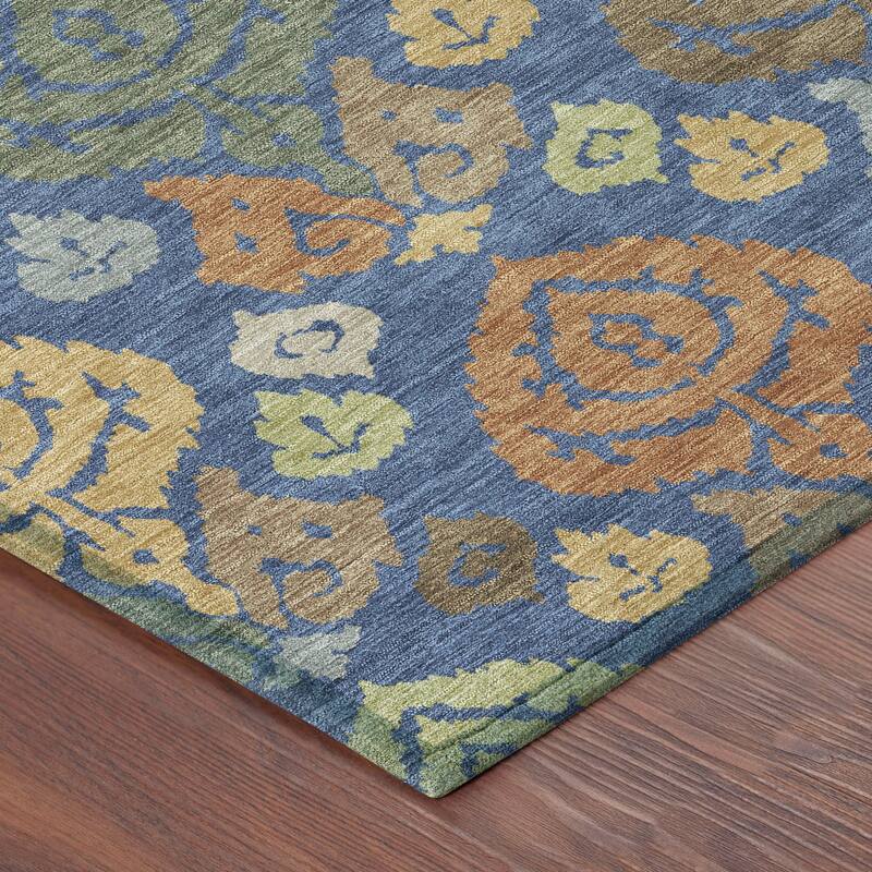 Machine Washable Indoor/ Outdoor Casual Zona Chantille Rug