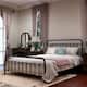 Alazyhome Simple Vintage Metal Platform Bed Frame, Easy-Assembly