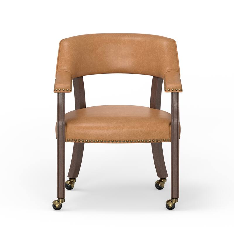 Holliday Dining and Game Chair in Walnut Finish