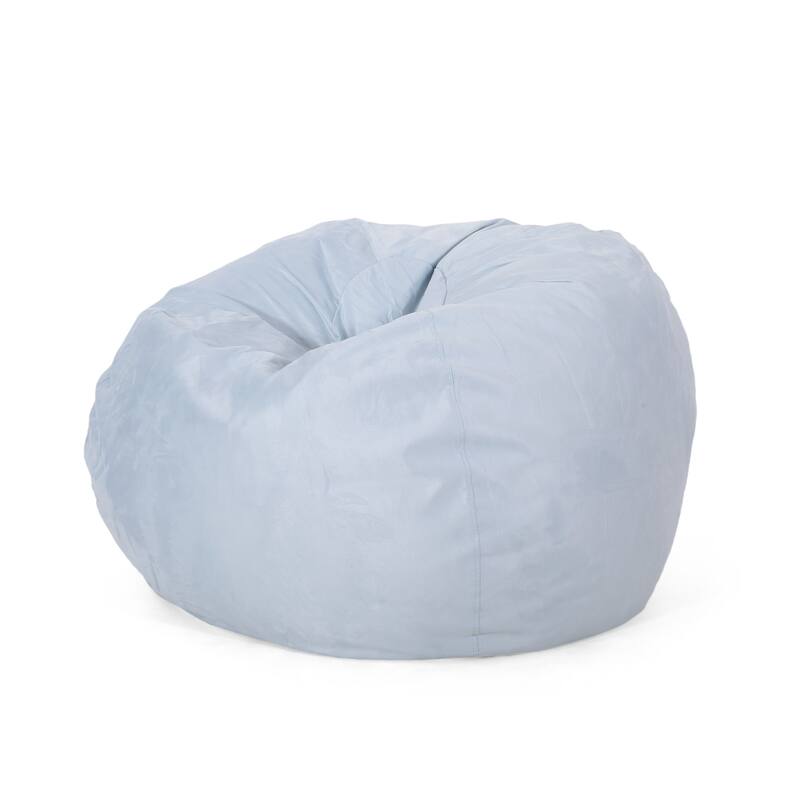 Madison Faux Suede 5-foot Beanbag Chair by Christopher Knight Home