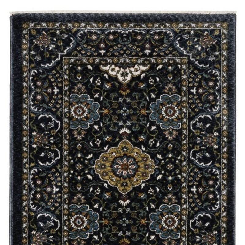 HomeRootsMedallion Traditional Rectangle Area Rug