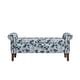 preview thumbnail 6 of 22, Wallen Traditional Rolled Arm Storage Bench Ottoman with Nailheads