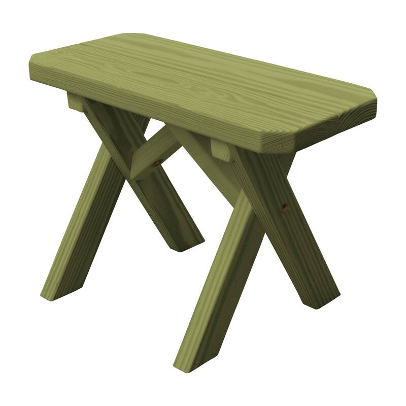 Pine 2' Crossleg Bench