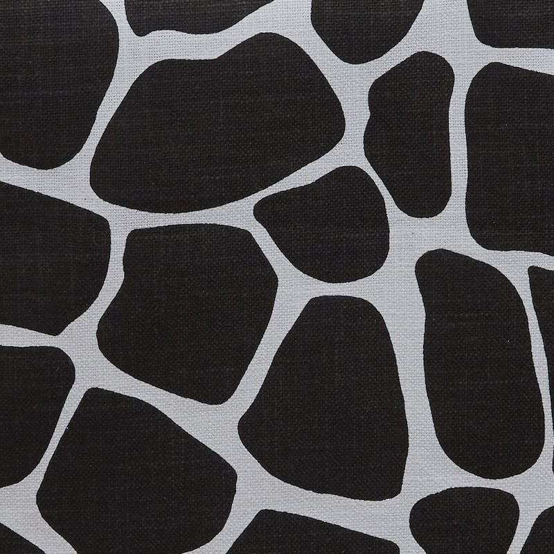 Split P Black Giraffe Printed Table Runner 72''L - 15" X 72"