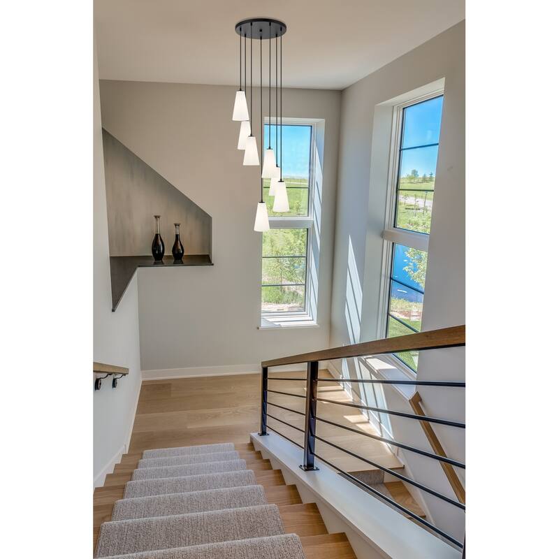 Z-Lite 3043P6-7R Farrell 7 Light 18" Wide Chandelier
