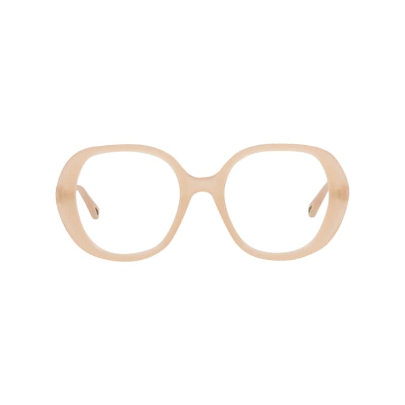 Chloé Square-Frame Bio Acetate Optical Frames - Nude Nude Transparent