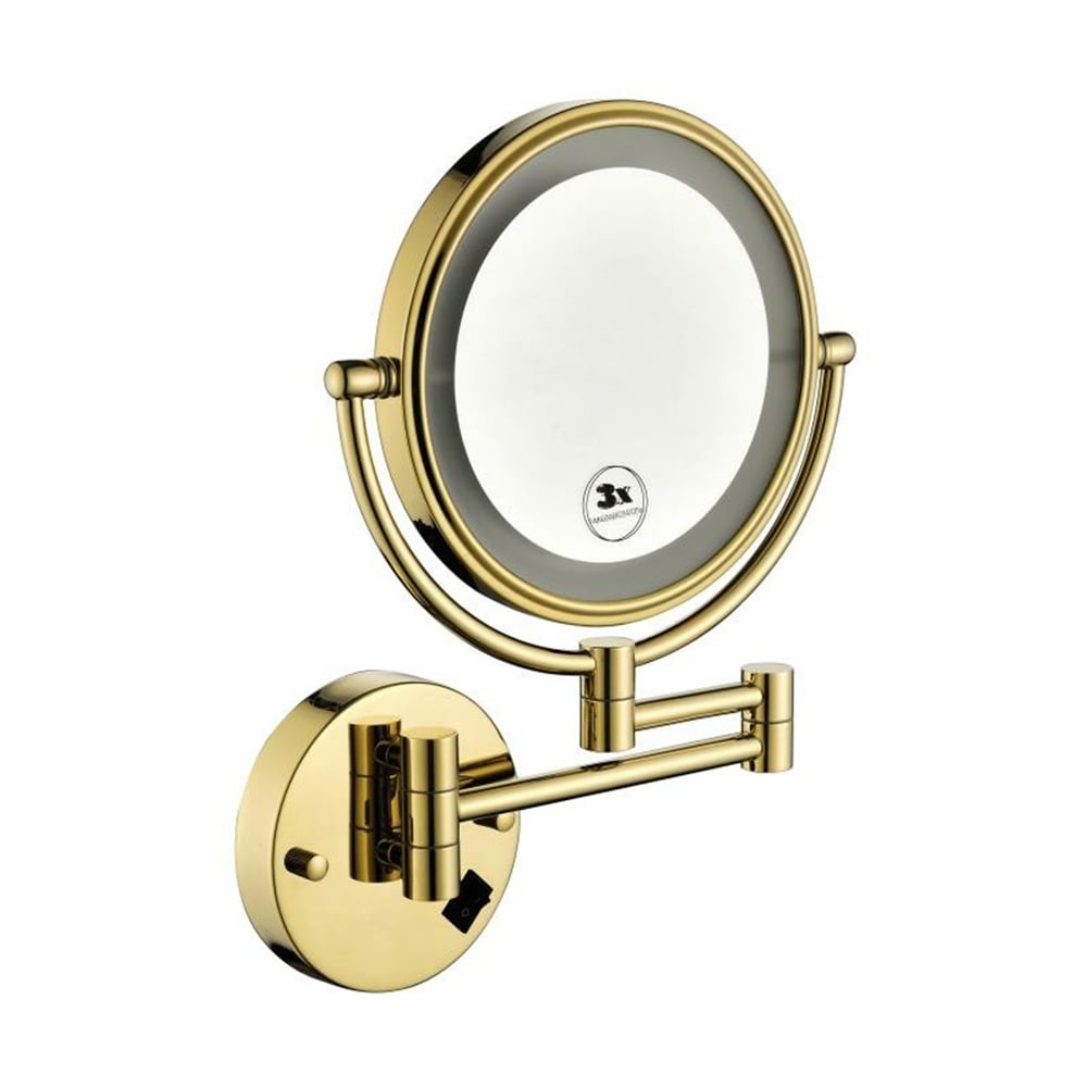 inch LED Two-Sided Magnifying Vanity Mirror, Makeup and Shaving Mirror,  with Higher Durability Copper-Less Glass On Sale Bed Bath  Beyond  37827083