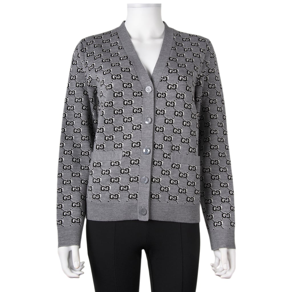 Gucci GG Shadow Monogram Jacquard Wool Sweater