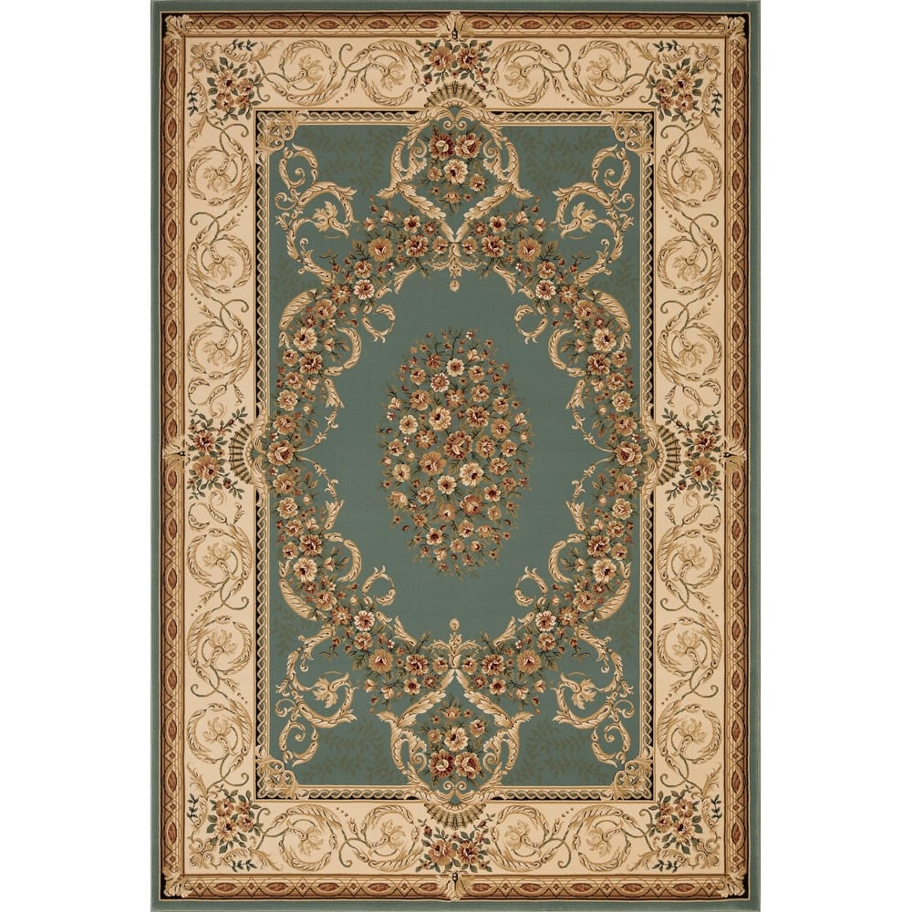 Aubusson Collection Classic Medallion Area Rug
