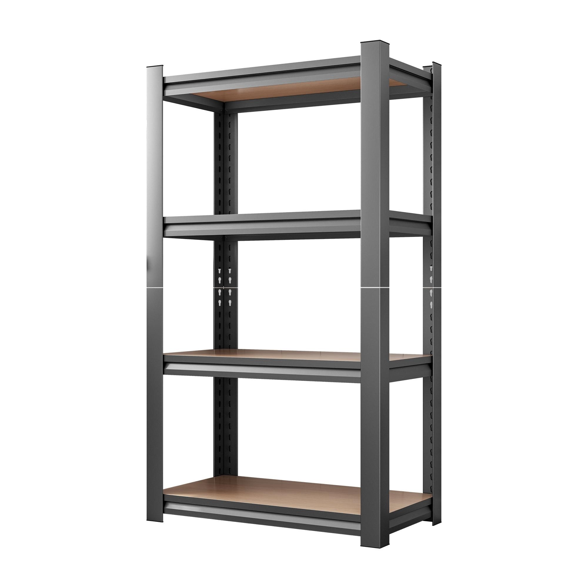4-Layer Storage Rack, Adjustable Height Wooden Shelf, Suitable For Kitchen, Garage, Needs To Be Assembled