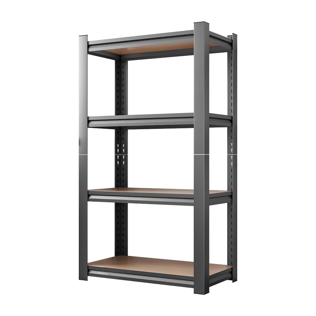 4-Layer Storage Rack, Adjustable Height Wooden Shelf, Suitable For Kitchen, Garage, Needs To Be Assembled