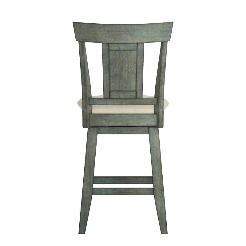 Eleanor Panel Back Wood Swivel Chair by iNSPIRE Q Classic