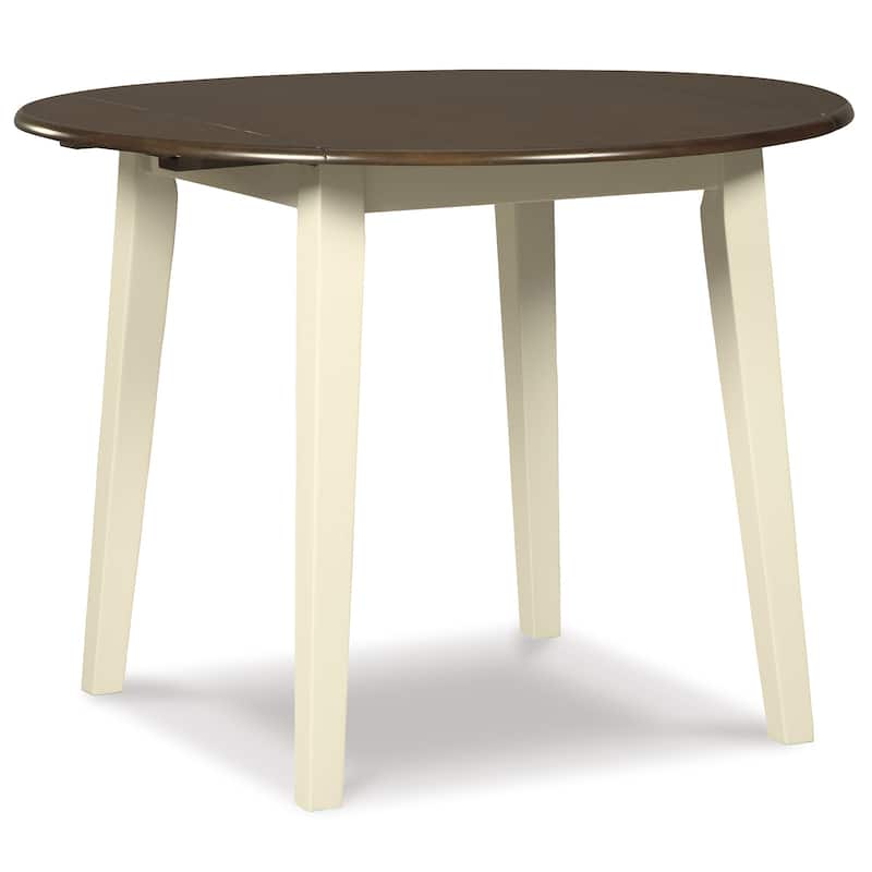 Signature Design by Ashley Woodanville Cream/Brown 3-Piece Dining Package