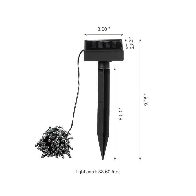 Glitzhome Outdoor Solar String Light with 50 LEDs/100LEDs
