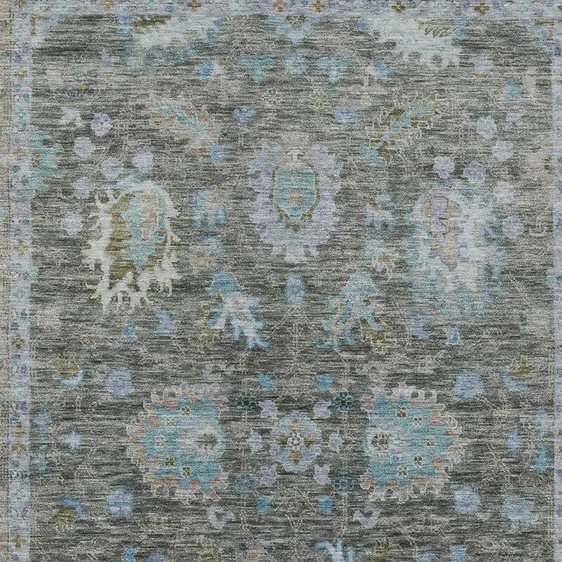 HomeRoots Floral Traditional Rectangle Outdoor Rug
